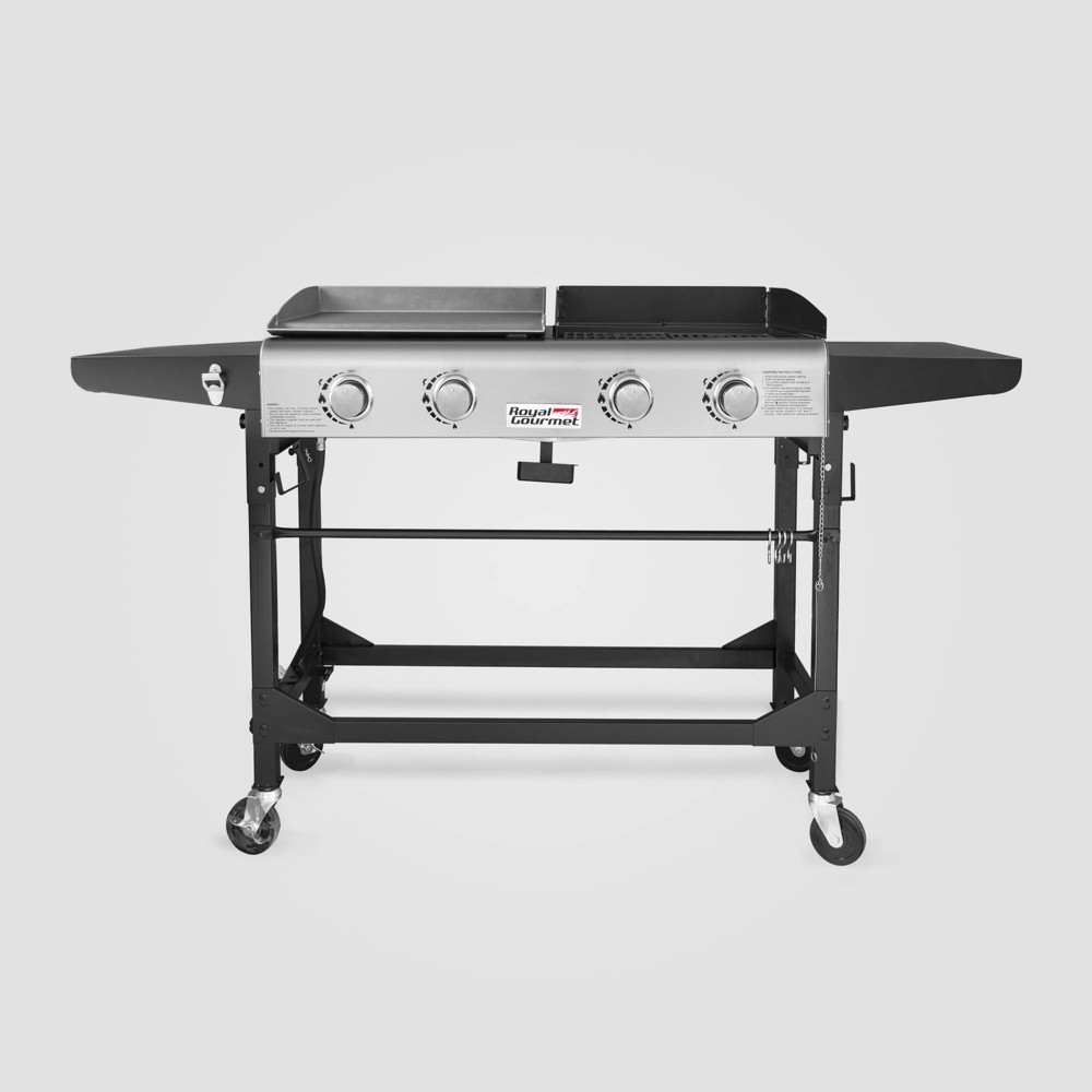 Royal Gourmet Corp Griddle Cooking Station 4-Burner Propane Gas Grill