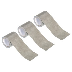 Unique Bargains Self-Adhesive Realistic Leather Textured Repair Tape for Furniture Sofa 3 Pcs - 1 of 3