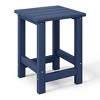 WestinTrends Malibu Kids Outdoor Patio Furniture HDPE Adirondack Square Side Table - 4 of 4