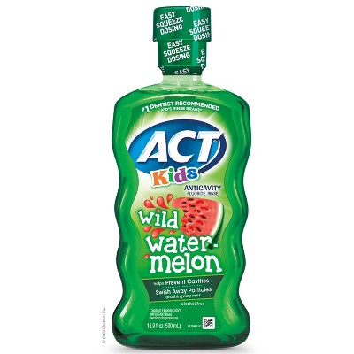 Act Kids Wild Watermelon Anticavity Fluoride Rinse - 16.9 fl oz