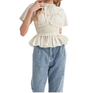 Women's Annie Peplum Top - MABLE - 1 of 4