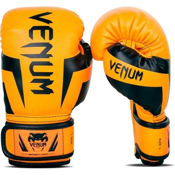 Venum Kid's Elite Hook and Loop Boxing Training Gloves - Fluorescent Orange