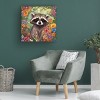 Trademark Fine Art - Tina Lavoie Shy Little Baby Raccoon Canvas Art - 3 of 4