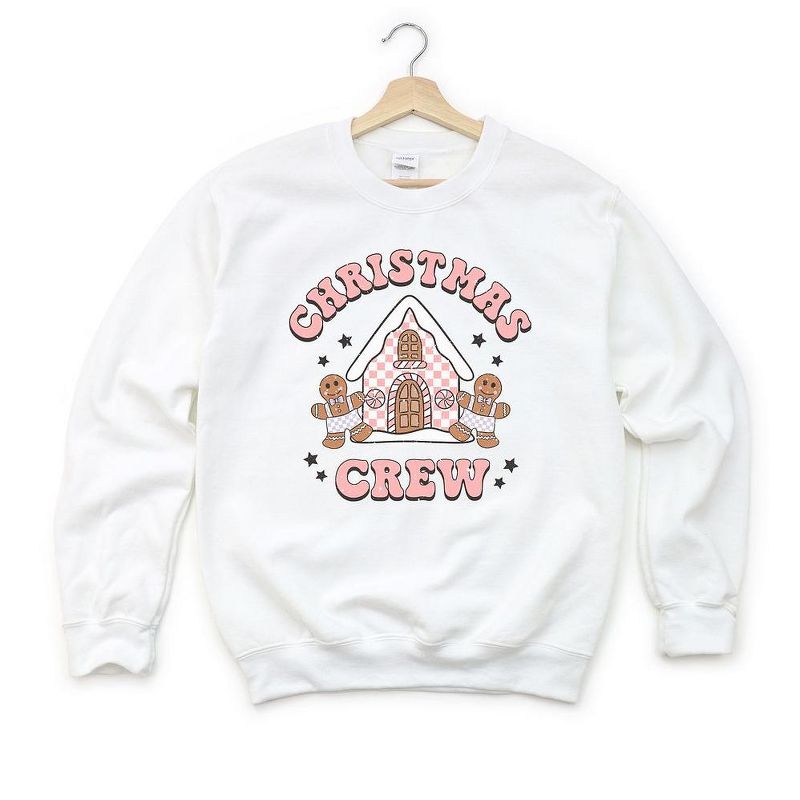 The Juniper Shop Christmas Gingerbread Crew Youth Graphic Sweatshirt, 1 of 3