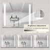 LED Mirror Bathroom Cabinet, 36"x30" Recessed Or Surface Mounted Storage Cabinet With Dimmable Anti-fog Touch Control LED Mirror - 3 of 4