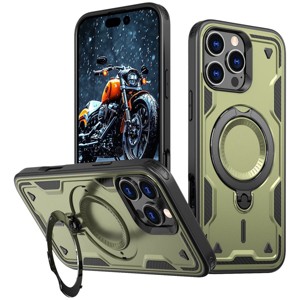 Entronix [Magnetic] Case Compatible with iPhone 16 Pro Max - Rugged Armor Gripstand - 1 of 4