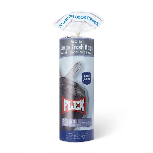 Flex Odor Control Trash Bags - 30 Gallon - 20ct : Target