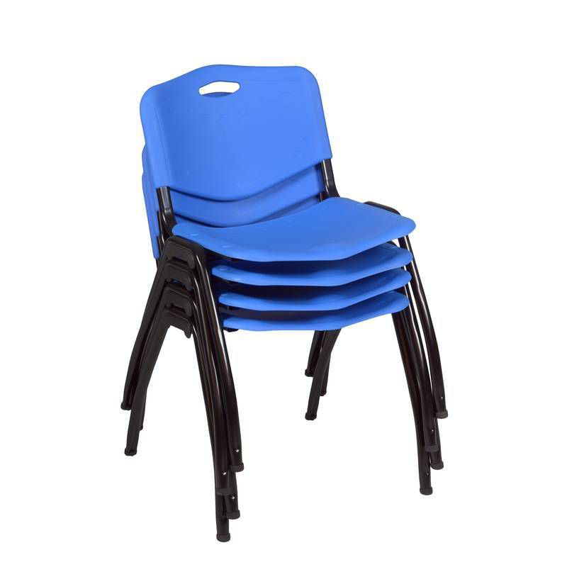 4pk M Lightweight Stackable Sturdy Breakroom Chairs - Regency, 1 of 7