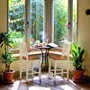 FurniFact,Elegant Wooden Bar Stools – Counter Height Chairs with Back, Set of 2 - 2 of 4