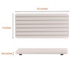 Aoibox 2 PCS Water Absorbent Diatomite Coasters with Grooved Design, Quick Drying Stone for Soaps, Plants & Toiletries in Modern Homes - 4 of 4