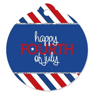 Big Dot of Happiness 4th of July - Independence Day Party Favor Gift Tags (Set of 20) - 1 of 4