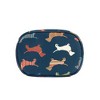Signare USA Dachshund Dog Blue Toiletry Vanity Bag - 4 of 4