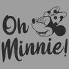 Boy's Disney Oh Minnie Pull Over Hoodie - 2 of 4