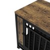 Nicbex 32.5"/39" Dog Crate Furniture with Iron Door,Wooden Dog Kennel with Tray,Dog Cage with Removable Pull-Out Tray,Dog Crates for for Medium Dogs - 3 of 4