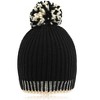 French Connection Beanie Hat for Winter Contrast Design with Pom Pom - 2 of 4