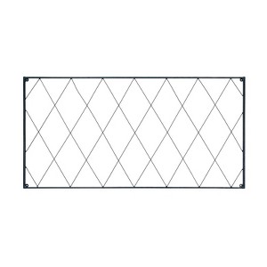 Achla Designs 23" Traditional Oxfordshire Iron Garden Trellis Extensions: Wall-Mounted, Corrosion-Resistant - 1 of 4
