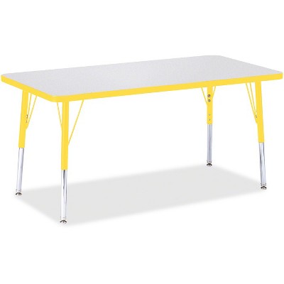 Jonti-Craft Berries Elementary Height Color Edge Rectangle Table (24 x ...