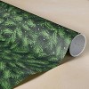 John Derian for Target 25 sq ft Premium Christmas Gift Wrap Pine Needle - 3 of 4