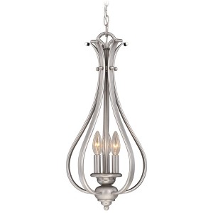 Vaxcel Monrovia 3 - Light Pendant in  Brushed Nickel - 1 of 4