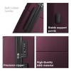 Syemin Luggage 3-Piece Luggage Set-20", 24", And 28" Suitcases with Silent Spinner Wheels Suitcase Sets Carry on Luggage, Purple, 21.06"*11.81"*30.31" - 2 of 4