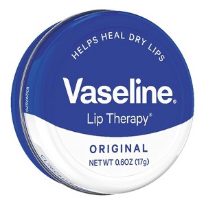 Vaseline Lip Therapy Lip Balm Tin, Original, 0.6 oz - 1 of 4