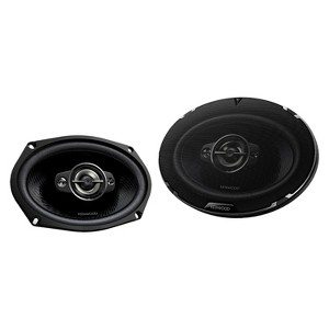 KENWOOD® RS Series KFC-6988RS 6-In. x 9-In. 670-Watt-Max-Power 4-Way Full-Range Car Speakers, Black, 2 Pack - 1 of 4