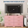 Dresser for Bedroom, Modern 6 Drawer Dresser for Bedroom, Wide Wood Chests of Drawers Storage with Metal Handle for Entryway, Hallway,Living Room - 4 of 4