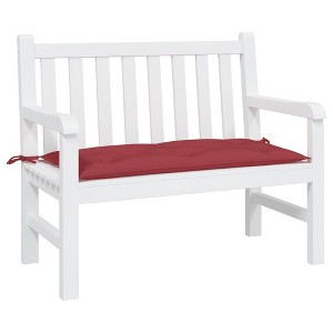 vidaXL Garden Bench Cushion Wine Red 39.4"x19.7"x2.8" Oxford Fabric - 1 of 4