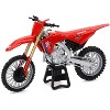 Honda CRF450R Motorcycle Red with Black Accents 1/12 Diecast Model by New Ray - 2 of 3