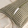 REGALWOVEN Fade-Resistant Houndstooth Decorative Soft Cozy Throw Pillow Covers 2 Pcs - 3 of 4