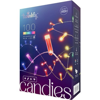 Twinkly Candies Rgb Lens Light String, 6cm Lamp Spacing, Bt+ Wifi