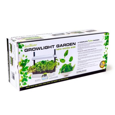 SunBlaster White Micro Grow Light Garden with LED