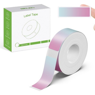 Nelko Genuine P21 Label Maker Tape, Adapted Label Print Paper, 14x40mm (0.55"x1.57"), 180 Tapes/Roll, 1 Roll, Light Purple