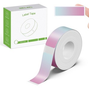 Nelko Genuine P21 Label Maker Tape, Adapted Label Print Paper, 14x40mm (0.55"x1.57"), 180 Tapes/Roll, 1 Roll, Light Purple - 1 of 4