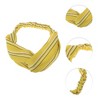 Unique Bargains Women's Fashion Pinstripe Pattern Cross Elastic Hairband 1 Pc - 2 of 4