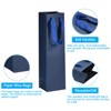 Unique Bargains Sturdy Paper Satin Rope Handle Reusable Fashionable Wine Gift Bags 24 Pcs - 3 of 3