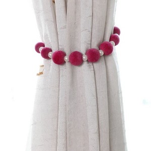 Luxe Velvet & Pearl Beaded Curtain Tieback- Tree City - 1 of 1