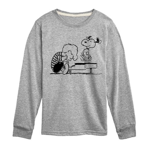 Boys' - Peanuts -  Long Sleeve Graphic T-Shirt - image 1 of 4