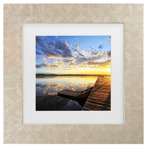 Trademark Fine Art - Beata Czyzowska Young Cloud Reflections Matted Framed Art - 1 of 4