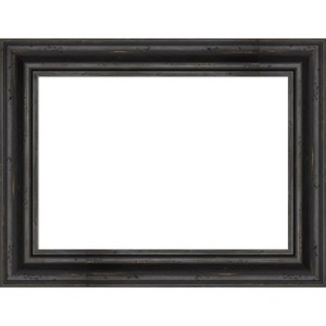 Amanti Art Rustic Pine Black Framed Dry Erase Magnetic Board - 1 of 4