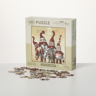 Darren Gygi Gnome Family Puzzle, Multicolor