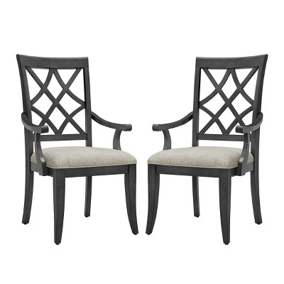 Wooden Frame Upholstered Dining Chairs Set of 2,Dining Chairs Wood-Cuddlewood