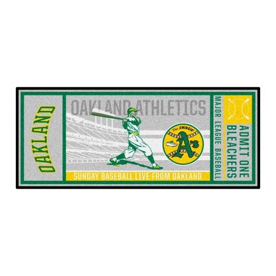 MLB Oakland Athletics 1981 30"x72" Retro Ticket Runner Mat