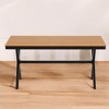 Contemporary Outdoor Set with PE Rattan Chairs and Plastic Wood Table – Weather-Resistant, Minimalist Design for Gardens, Patios, and Lawns - 4 of 4