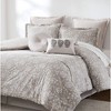 Lush Décor King Zara Floral Block Cotton Comforter - 2 of 4