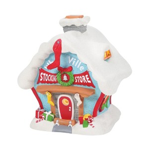 Department 56 Dept 56 Who-Ville Stocking Store Lighted Christmas Figurine - 1 of 2