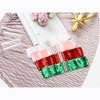 Allegra K Women's Halloween Wide Waist Belts Interlock Buckles Sequins Decor Stretchy Belts 2Pcs - 4 of 4