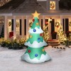 Gemmy Christmas Airblown Inflatable Tree S LG, 9 ft Tall, Multi - 2 of 4
