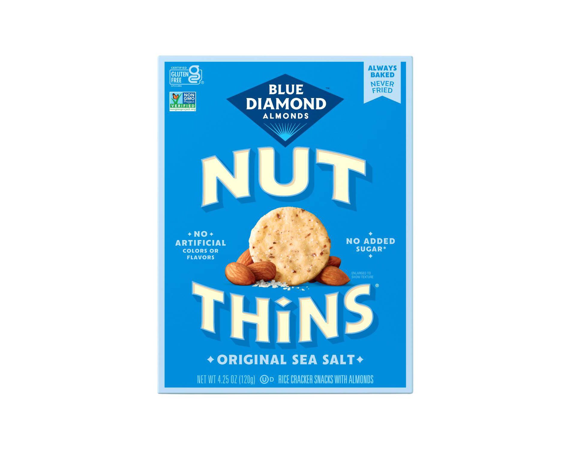 Blue Diamond Nut Thins Hint Of Sea Salt - 4.25oz