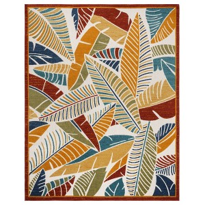 Gertmenian 7'8"x10' Fosel Lagos Woven Indoor/Outdoor Accent Rug Multicolor - 1 of 4